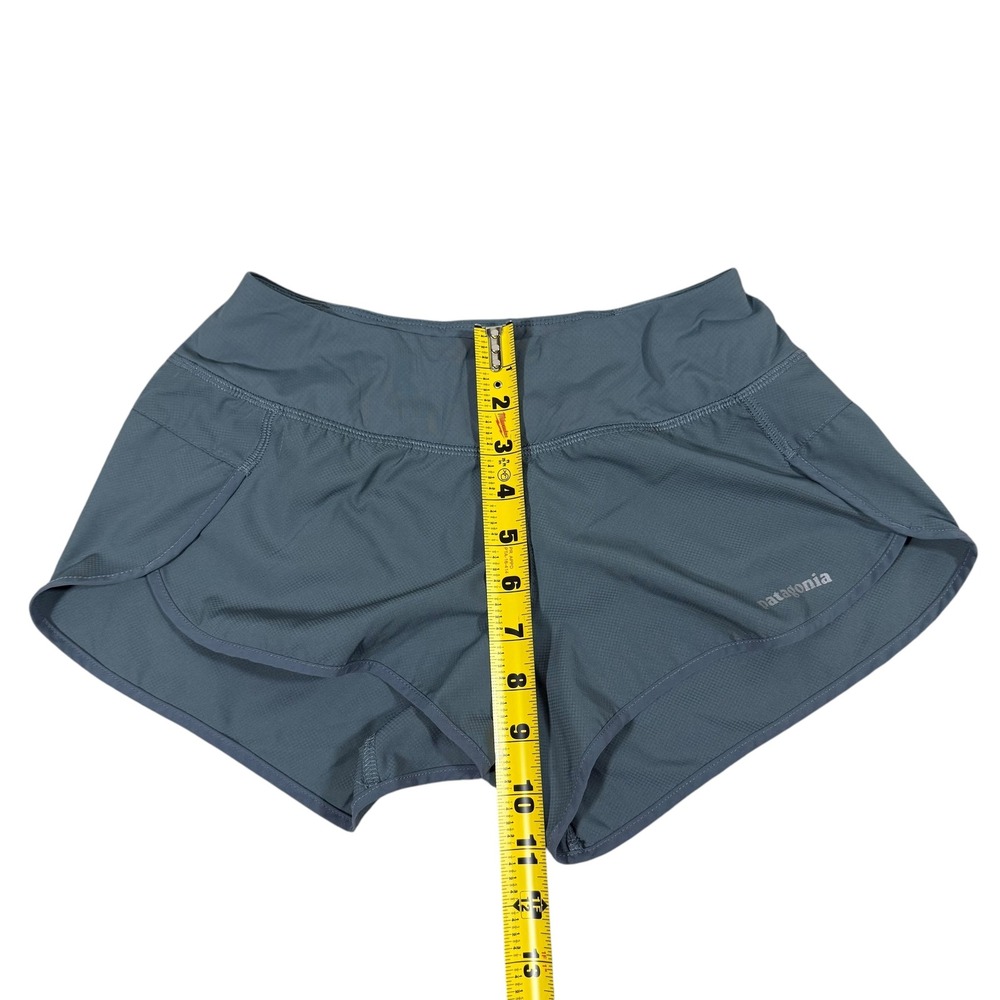 Patagonia Women's Running Shorts Extra‎ Small XS Gray Quick Dry Activewear Gym - Picture 7 of 8